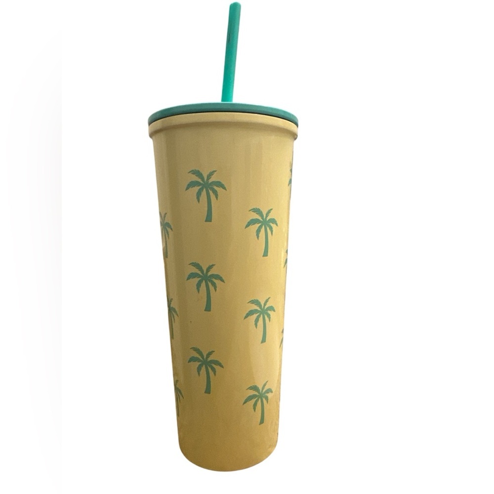 Stoney Clover X Target Palm Tree Tiki Yellow Cup 23oz Lane Metal Screw Cover